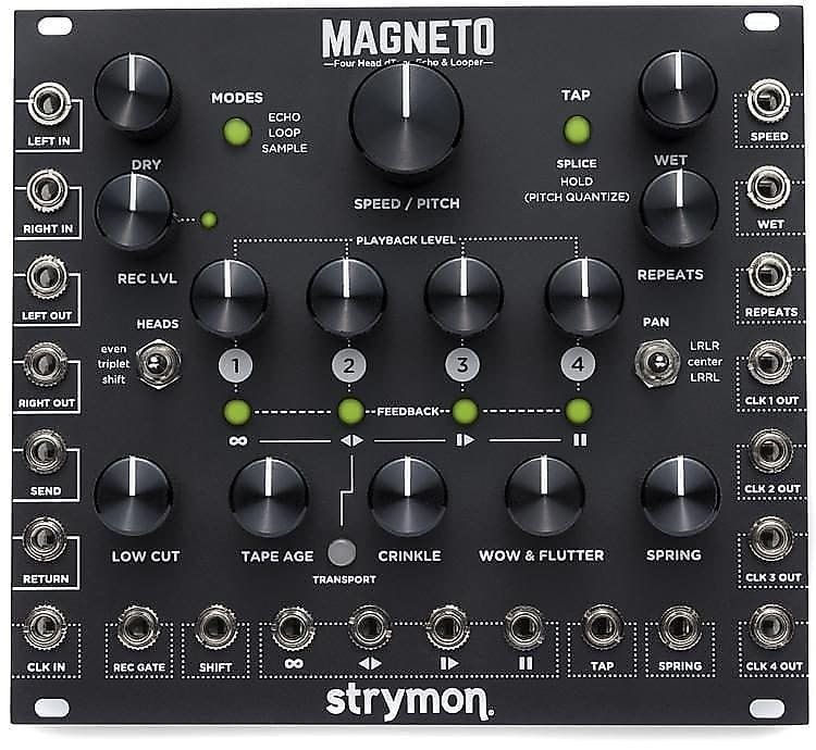 Strymon Magneto Four-Head dTape Echo & Looper Eurorack Unit image 1