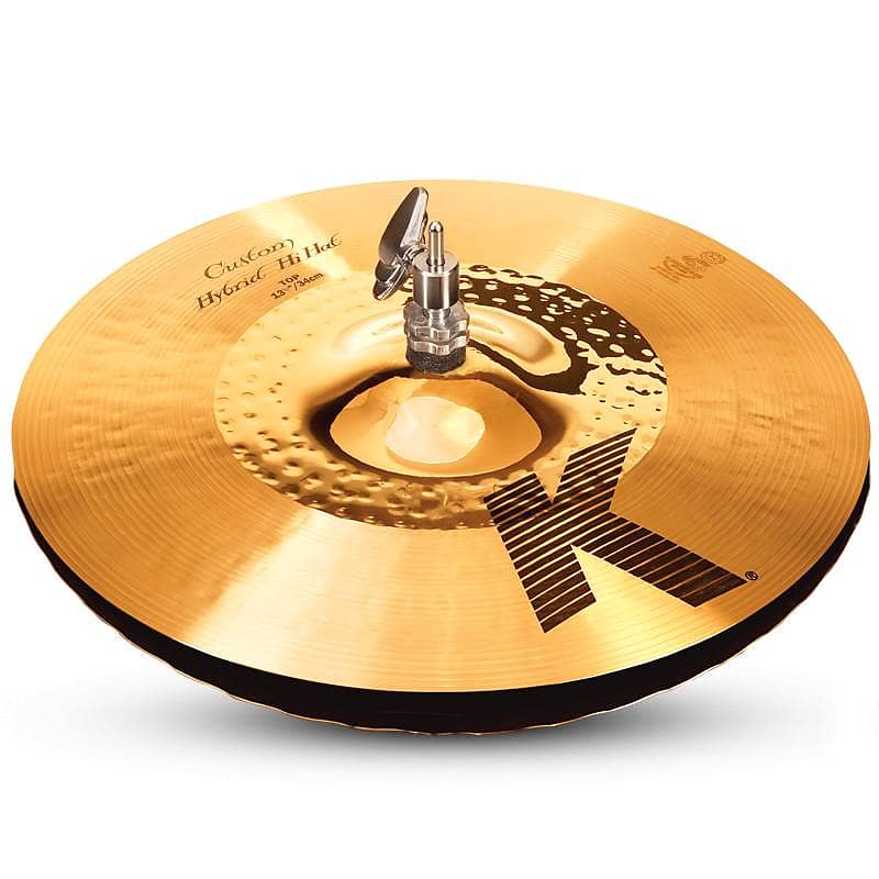 Zildjian 13.25" K Custom Hybrid Hi-Hat Cymbal (Top) image 1