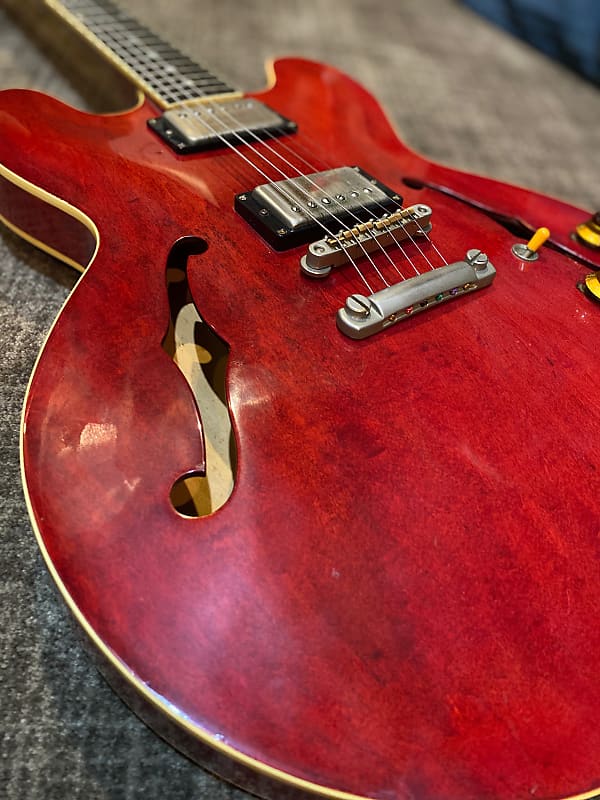 81年製 TOKAI ES-100 Vintage Tokai ES-100 1981 Cherry Red Nitro MIJ Lawsuit Era | Reverb