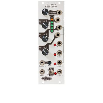 Noise Engineering Zularic Repetitor Eurorack Gate Sequencer Module (Silver) image 4