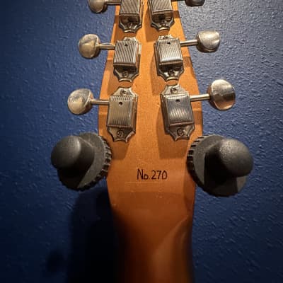 Jerry Jones Longhorn 1988-1990 Electric Guitar Bass - Beautiful Burnt Orange image 20