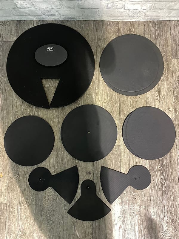 Drum Kit Foam Silencer Practice Pads x8 / Drum Accessory SP1 Reverb