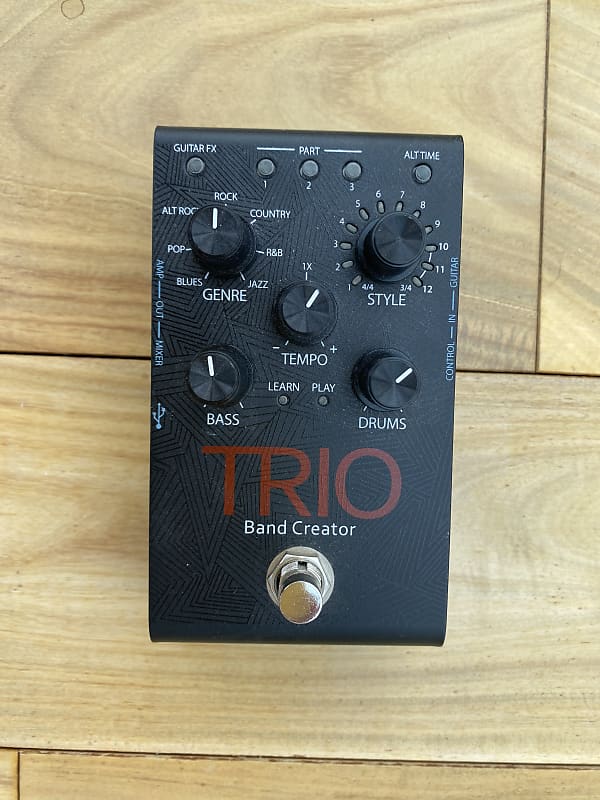 DigiTech TRIO Band Creator with FS3X 3-Button Footswitch 2010s - Grey |  Reverb UK