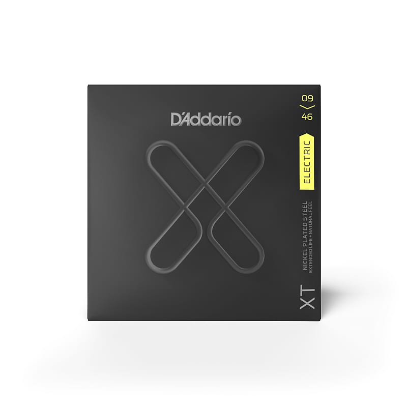 D'Addario XTE0946 XT Nickel-Plated Steel Electric Guitar Strings, Super Light T image 1