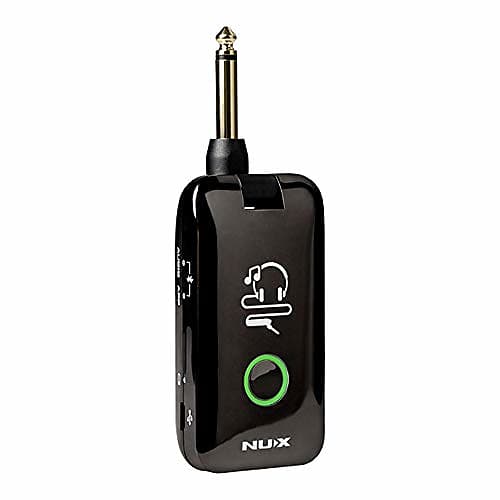 NUX Mighty Plug MP-2 Guitar and Bass Modeling Headphone Amplug with Bluetooth,13 Amplifier Models,20 IR,19 Variety of Effects image 1