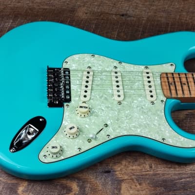 MyDream Partcaster Custom Built -  Turquoise Gilmour image 1