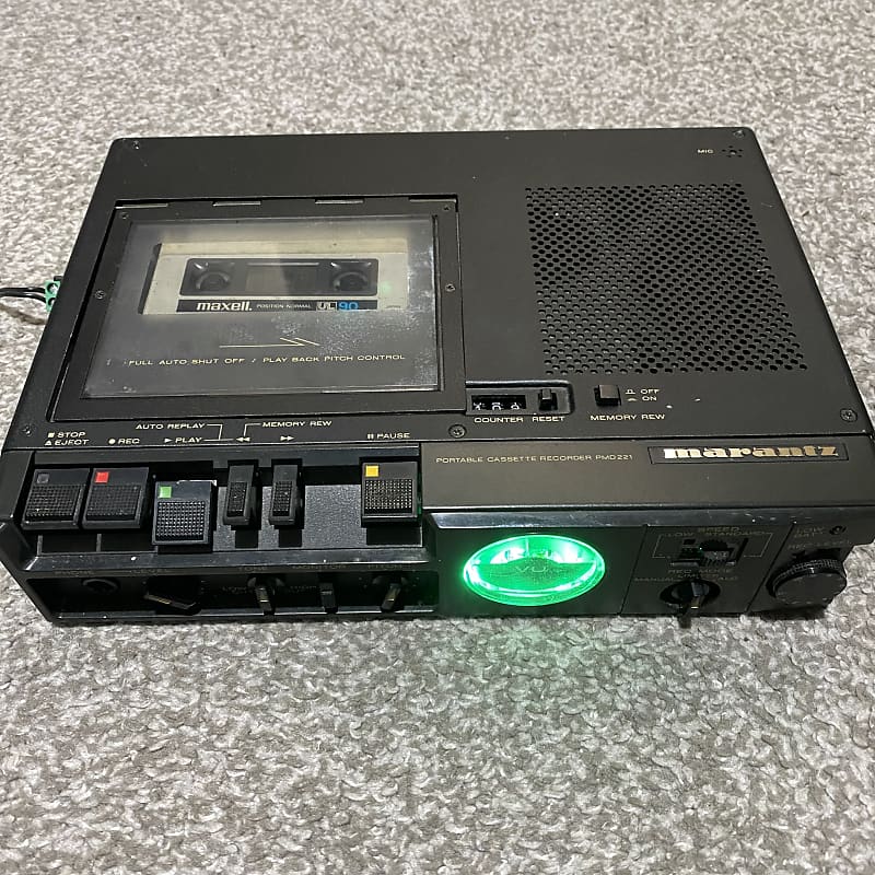 Marantz PMD221 Professional Portable Mono 3 Head Cassette Reverb