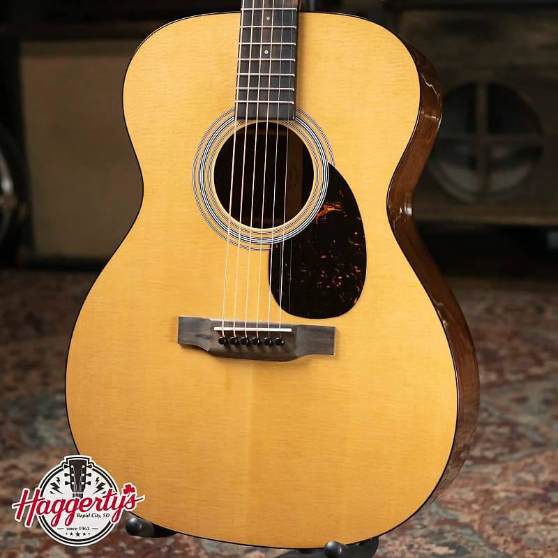 Martin OM-21 Acoustic Guitar with Hardshell Case image 1