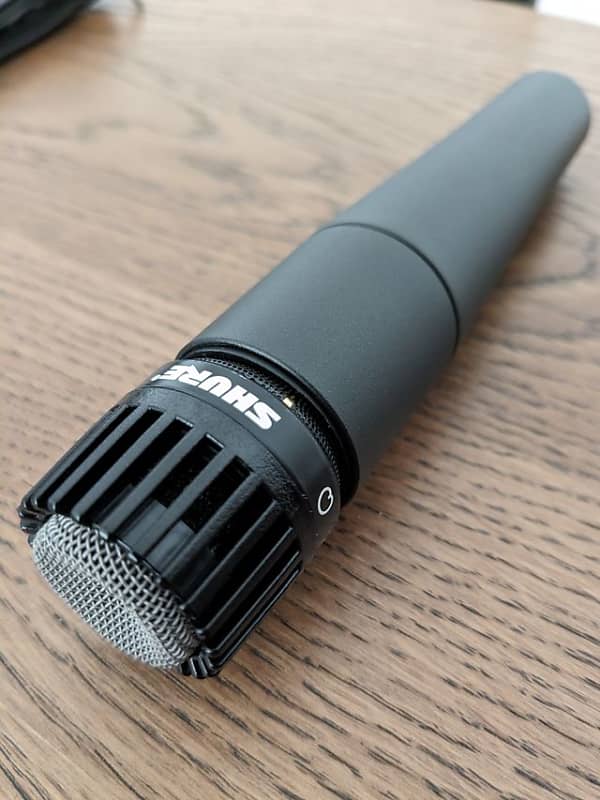 Shure SM57 Cardioid Dynamic Microphone 1984 Present Black Reverb