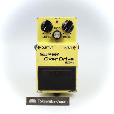 Boss SD-1 Super Overdrive 1981 - 1988 Made In Japan | Reverb