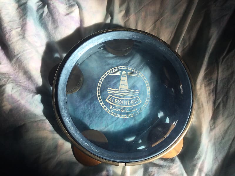 Alexandria Cast Aluminum Riq Tambourine Reverb