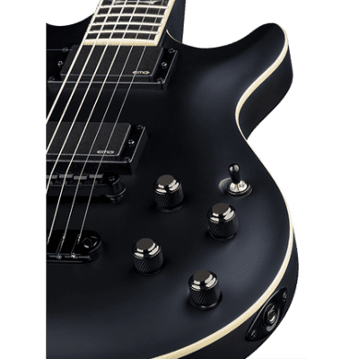Dean ICON BARI BKS Icon Baritone Solid-Body Electric Guitar, Satin Black image 4