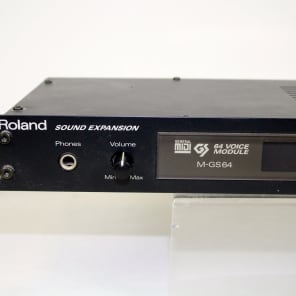 Roland M-GS64 64 Voice Module Sound Expansion Module VINTAGE Roland M-GS64 64 Voice Module Sound Expansion Module VINTAGE