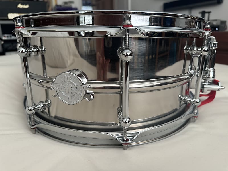 Dunnett 6.5X14 2N Stainless Steel Snare Drum (MINT Condition) | Reverb