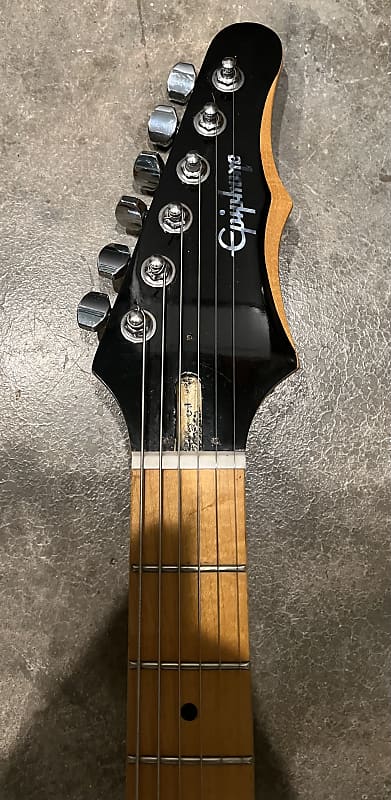 【激レア】安い　Epiphone S-310 ストラト　ブラック　ヴィンテージ 激レア】Epiphone S-310 ストラト ブラック ヴィンテージ