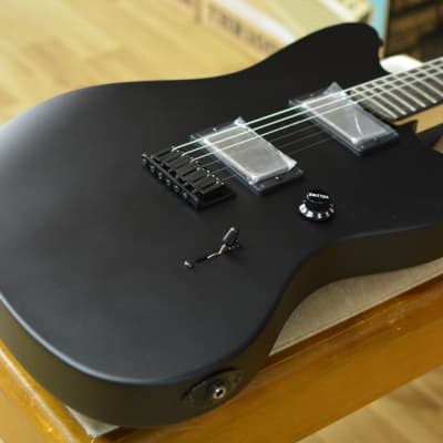 Fender Artist Jim Root Jazzmaster Flat Black Electric Guitar & Case image 3