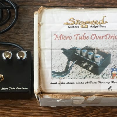 Used Siegmund Micro Tube Overdrive Guitar Effect Pedal With Box image 7