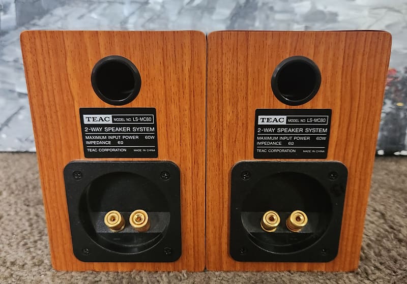 TEAC TEAC LS-MC80 bookshelf speakers. 90s | Reverb