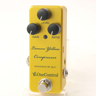 One Control Lemon Yellow Compressor | Reverb