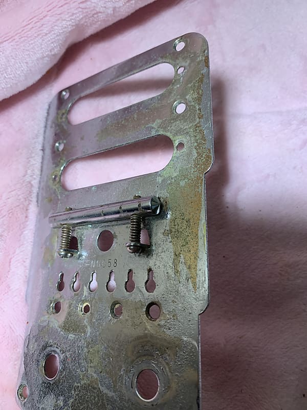 1956 Fender Stringmaster D6 Control Plate With Low Serial 