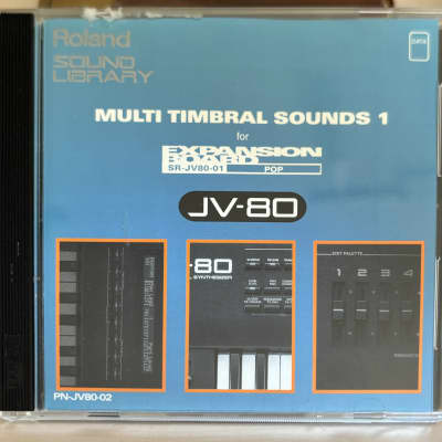 Roland JV-80 Multitimbral Sounds 1 Sound Card PN-JV80-02