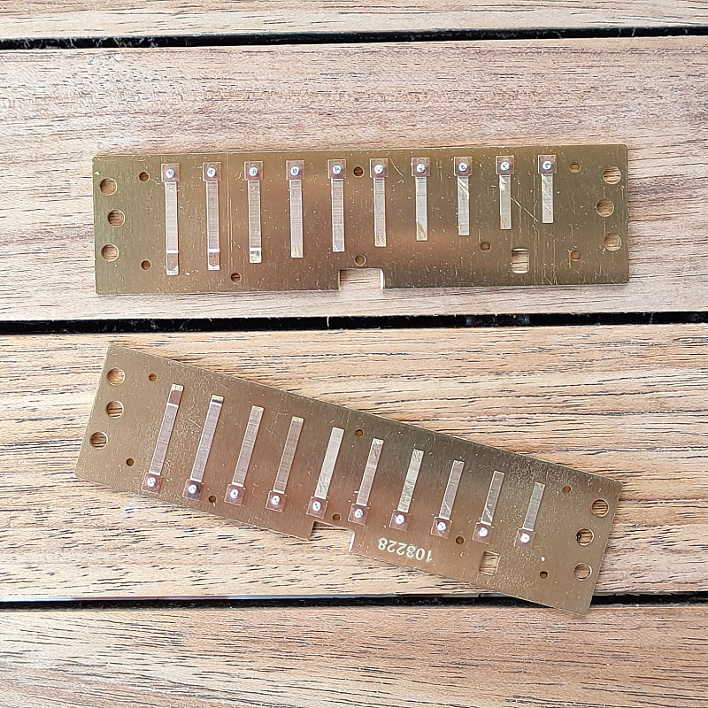 Hohner Special 20 Reed Plates, Key of A, Made in Germany, New Stock image 1