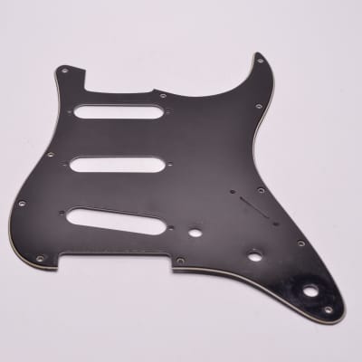 1978-1979 Vinage Fender Stratocaster PICKGUARD Black Original 1970's Strat 1973 1974 1975 1976 1977 image 10