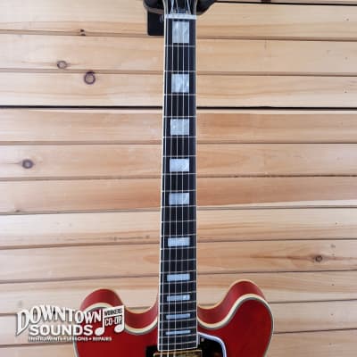 Epiphone 1959 ES-355 with Epiphone IBG Hard Case - Cherry Red image 4