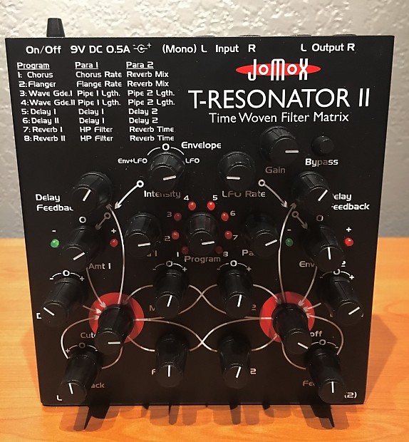 JoMoX T-Resonator II Analog Stereo Filter and Delay (USED)