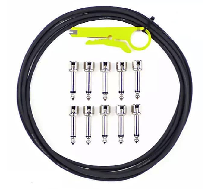 Evidence Audio SIS Monorail Solderless Patch Cable Kit 8 Reverb