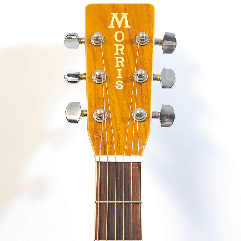 メンテ済Morris MD-520 ビンテージ PU付きアコースティックギター 1980's Morris MD-520 Dreadnought Acoustic (Made in Japan
