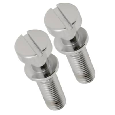 Steel Stop Tailpiece Studs w/ USA (SAE) Threads for Gibson - Chrome