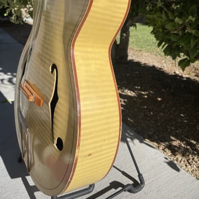 Kay K6868 Archtop Acoustic Guitar Harmony Silvertone Airli 60s - Blonde image 13