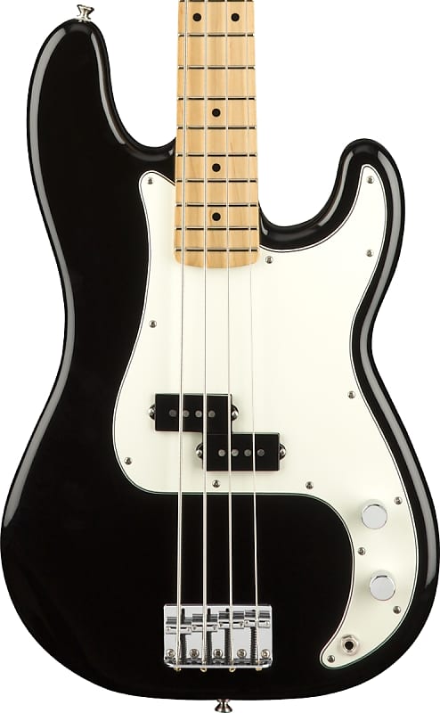 Fender Player Precision Bass Maple Fingerboard Black image 1