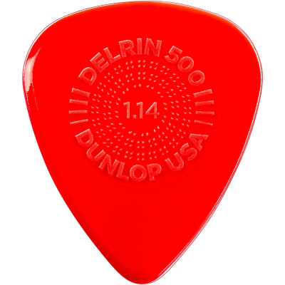 Dunlop Prime Grip Delrin 500 Guitar Picks 1.14 mm 12 Pack image 2