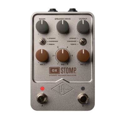 Universal Audio UAFX OX Stomp Dynamic Speaker Emulator Pedal image 2