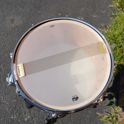 DW USA Collectors Series - Blue Moonstone 6.5 x 13" Pure Maple Snare Drum (2023) image 8