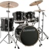 Ludwig Element Evolution 5-piece Drum Set with Zildjian ZBT Cymbals - 20" - Black Sparkle