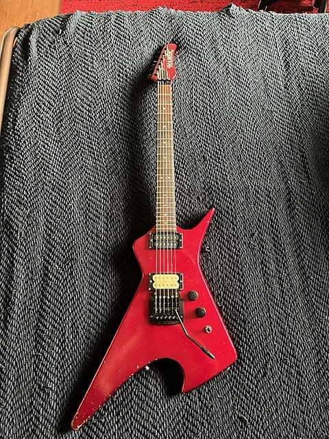 Hamer Scarab II Kahler 1984 - Red | Reverb