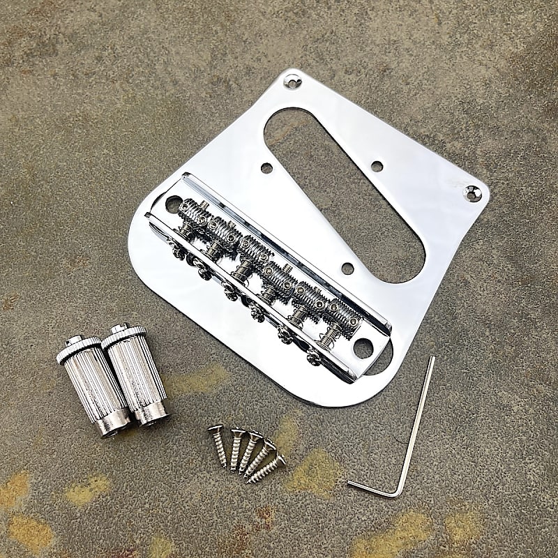 ギター Bigsby B5 Bridge plate & Saddle Tele Bridge Plate & 6-Saddle Bridge for Bigsby B5 and B50