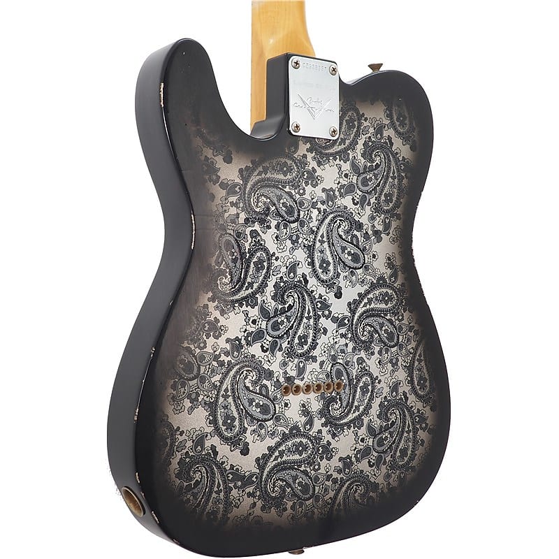 Fender Custom Shop LTD '68 Telecaster Relic, Black Paisley | Reverb