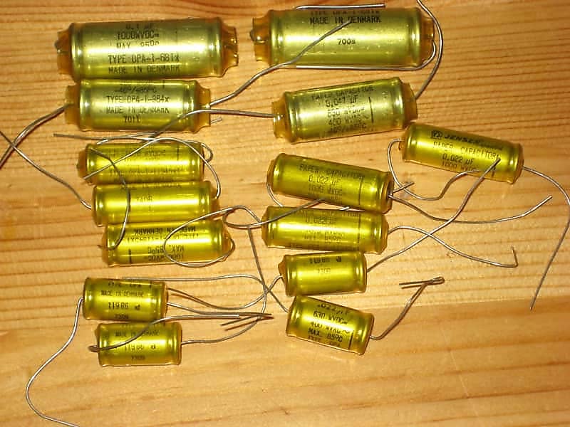 Jensen 0.022uf and .047uf Paper in Oil Capacitor Reverb