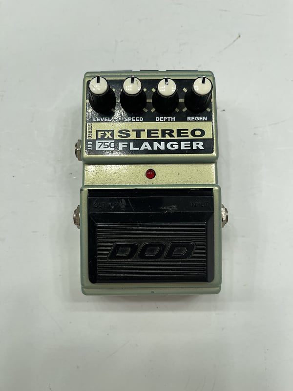 DOD Digitech FX75C Stereo Analog Flanger Rare Vintage Guitar Effect Pedal image 1