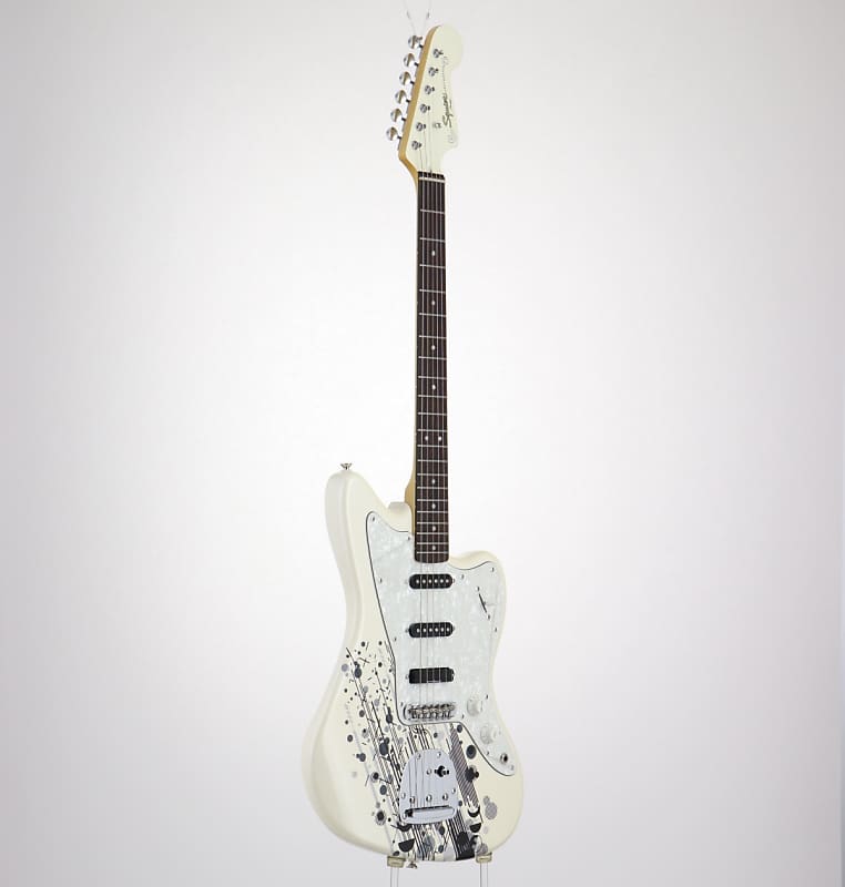 Squier by Fender MAMI Jazzmaster Pearl White (S/N:ICS14149729) (06