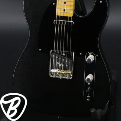 Eleven Guitars Carboncaster #6 of 12, 2018 Black Carbon Fiber image 2