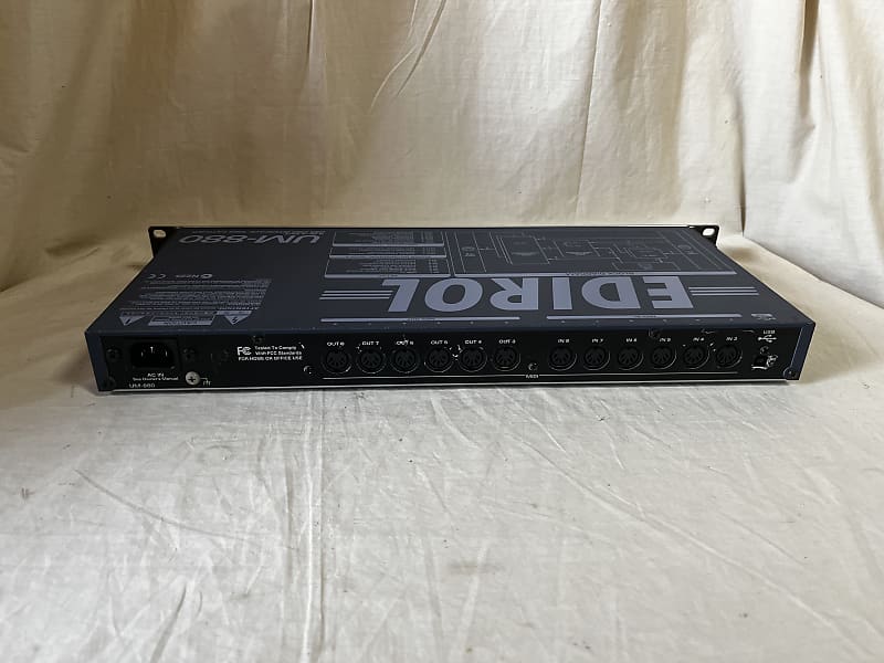 EDIROL UM-880 roland 8 IN/8 OUT USB MIDI | Reverb Australia