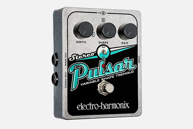 Electro-Harmonix Stereo Pulsar Variable Shape Analog Tremolo | Reverb