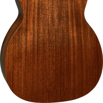 LAG TRAVEL-RCE Travel Series Solid Red Cedar Khaya Neck Acoustic -Electric w/ Case 43 mm Nut Width image 3