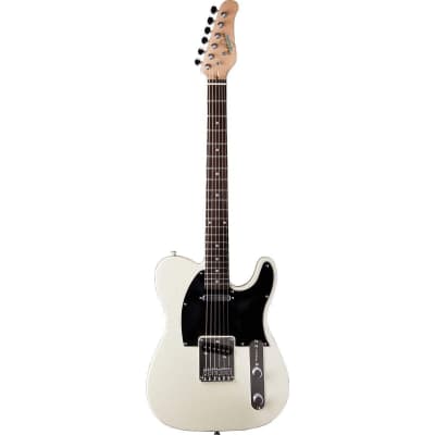 Oscar Schmidt - Ivory White Single Cutaway Solid Body Electric Guitar! OS-LT-IV-MF-A *Make An Offer!* for sale