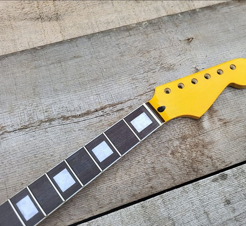 22 Steel Fret Pearloid with Binding rosewood ST Neck guitar Reverb